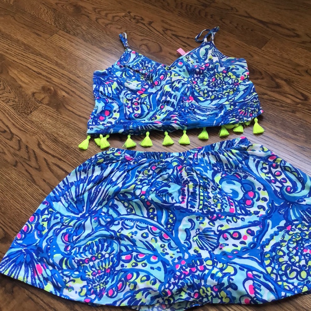 Lilly Pulitzer two piece set! Size 00